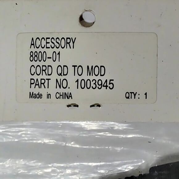 GN Netcom Accessory 8800-01 – Cord QD to MOD, Part No. 1003945, Qty 1 - Picture 3 of 4